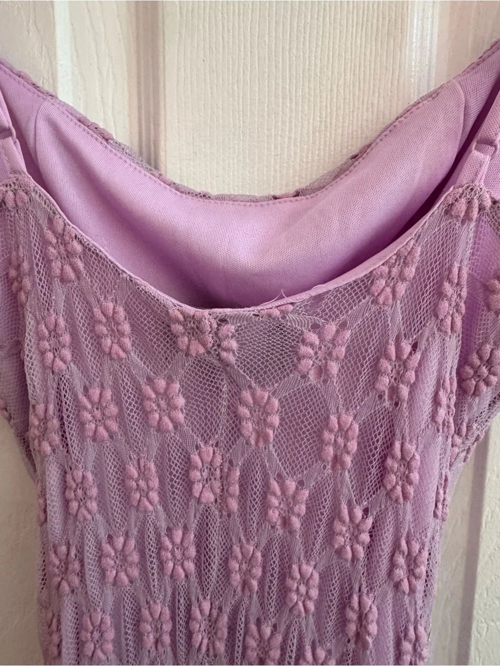 BARDOT Adoni Mesh Maxi Dress Lavender Lilac Size XS - Picture 7 of 7
